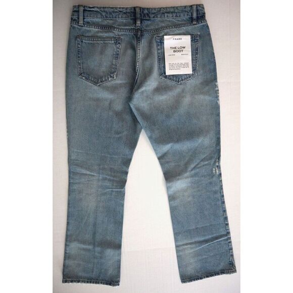 Frame LWBT727 Women's Sz 29 Indigo Summit Blue The Low Rise Bootcut Jeans - Picture 2 of 11